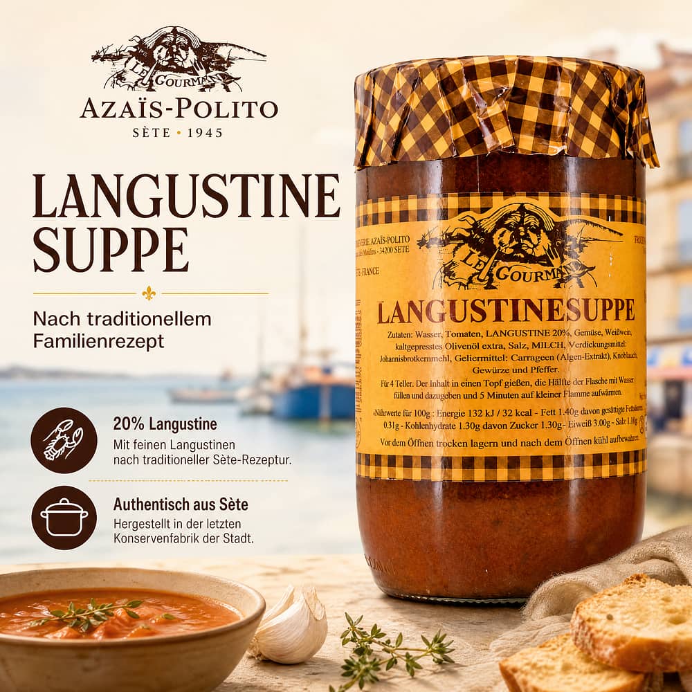 Azaïs-Polito Langustinesuppe 0,720 Liter Produktbild