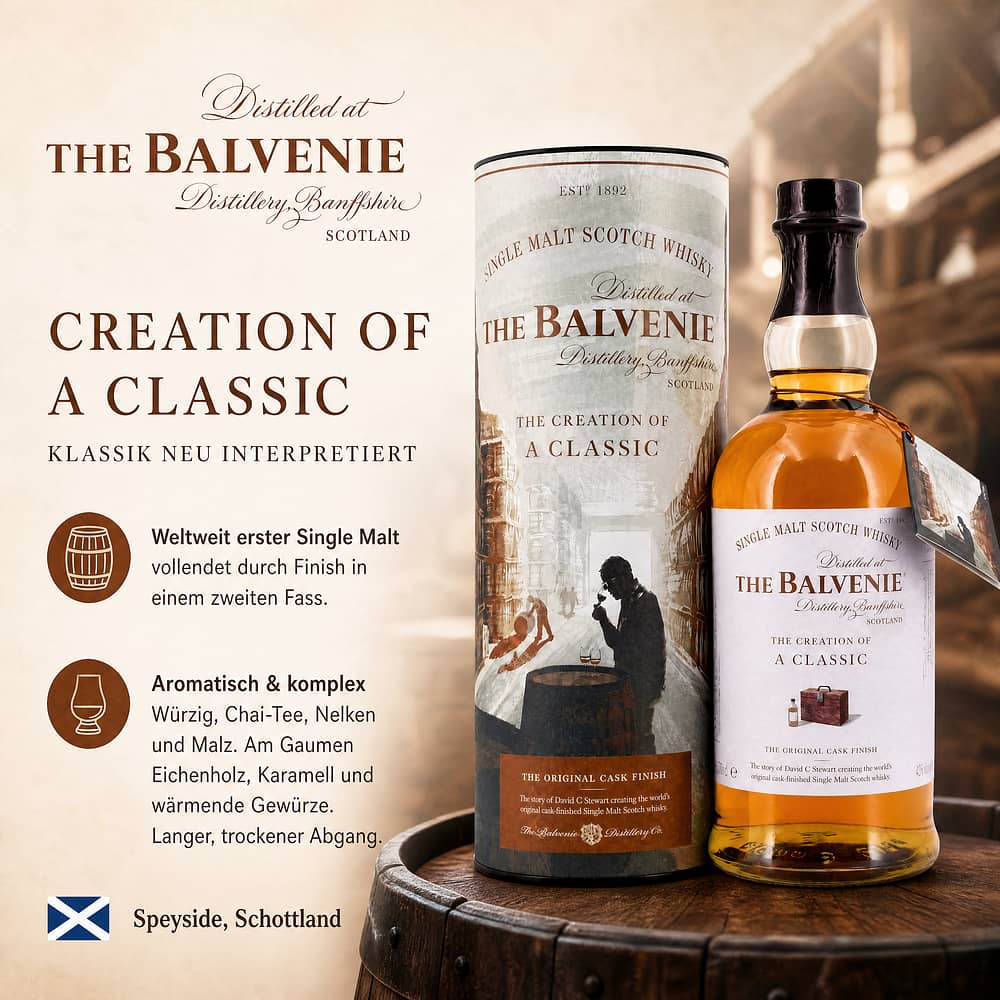 Balvenie Creation of a Classic 0,70 Liter/ 43.0% vol Produktbild