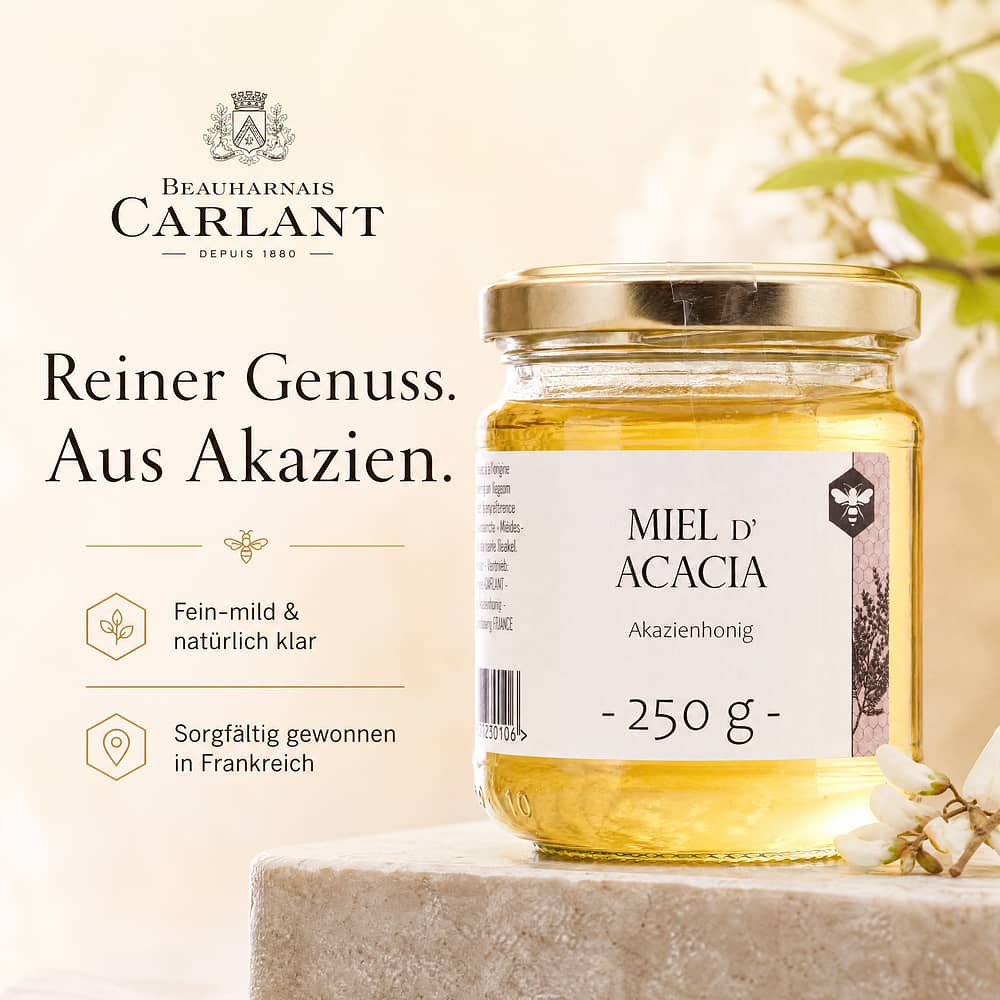 Beauharnais-CARLANT Miel d`Acacia Akazienhonig 250 Gramm Produktbild
