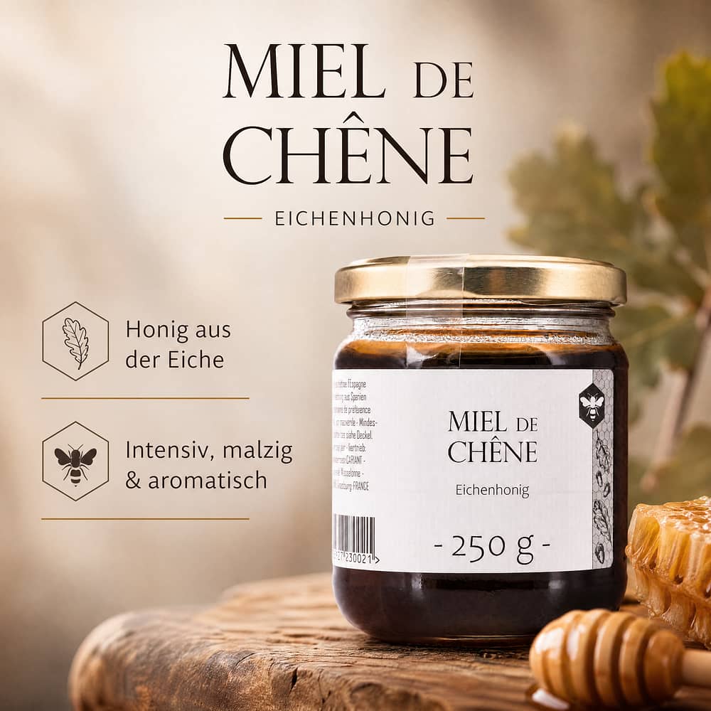 Beauharnais-CARLANT Miel de Chêne Eichenhonig 250 Gramm Produktbild