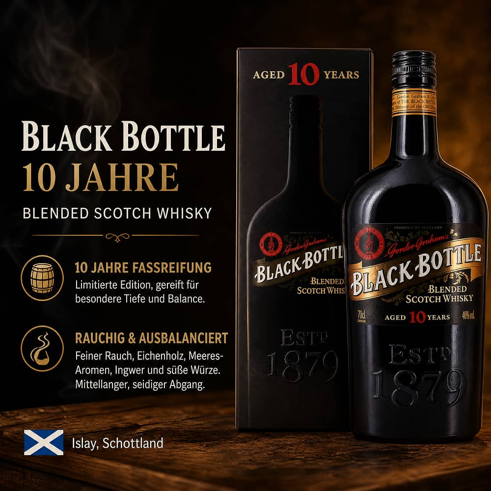 Black Bottle 10 Jahre 0,70 Liter/ 40.0% vol Produktbild