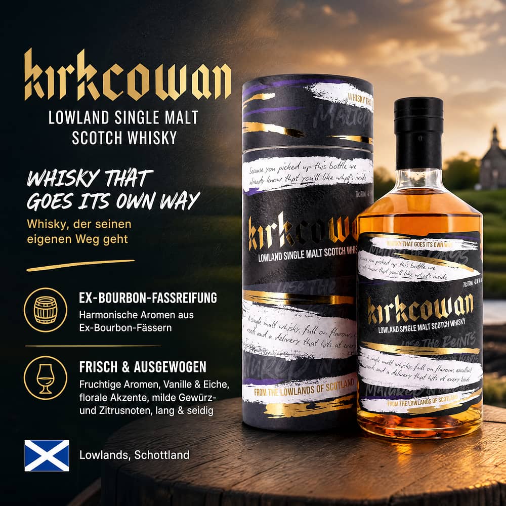 Bladnoch Kirkcowan Single Malt 0,70 Liter/ 40.0% vol Produktbild