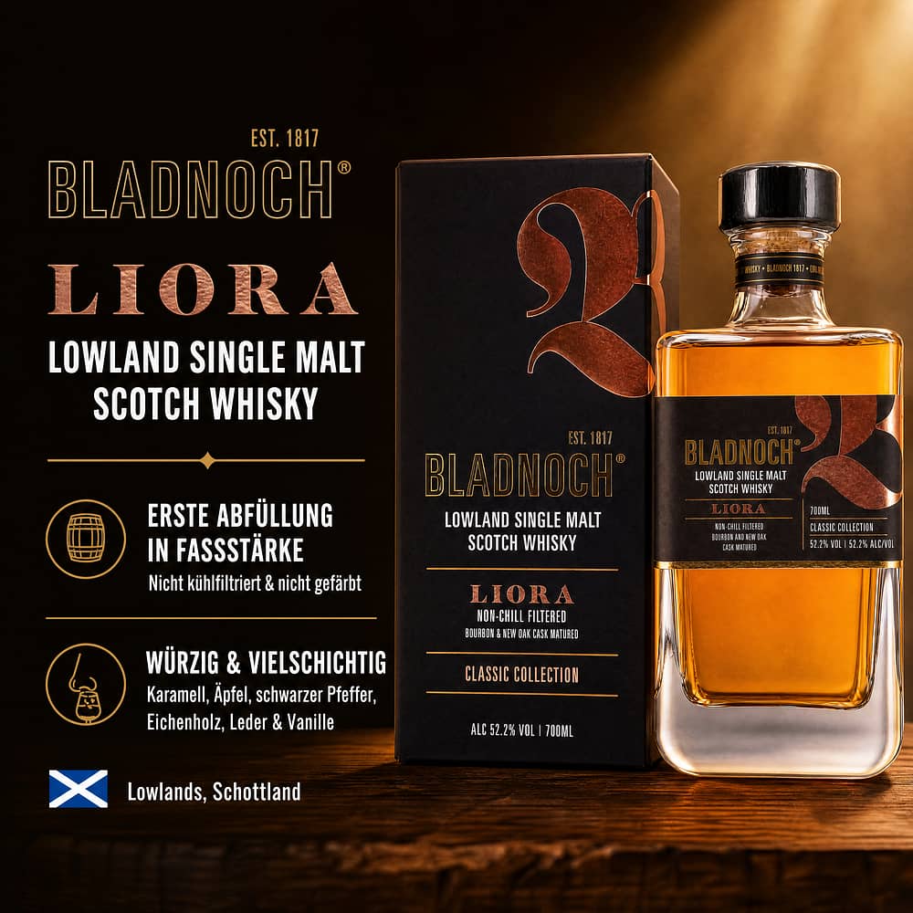 Bladnoch Liora 0,70 Liter/ 52.2% vol Produktbild