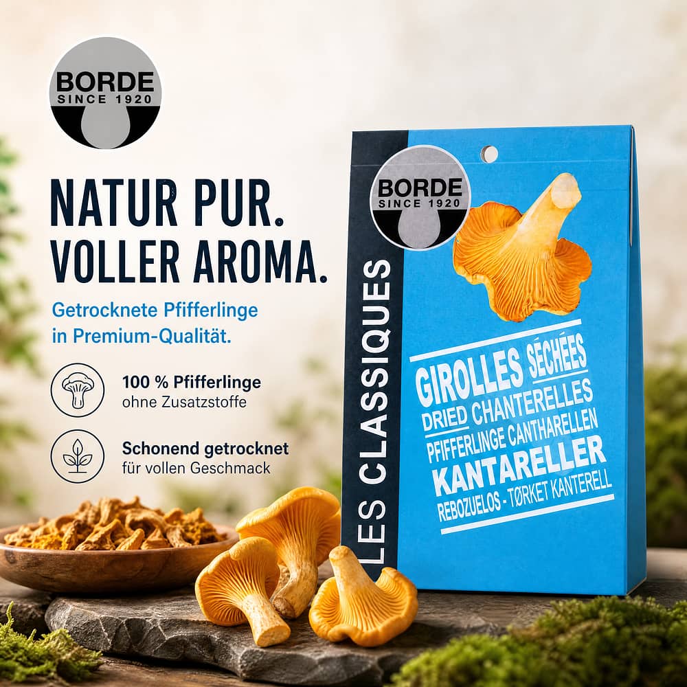 Borde Pfifferlinge 20 Gramm Produktbild