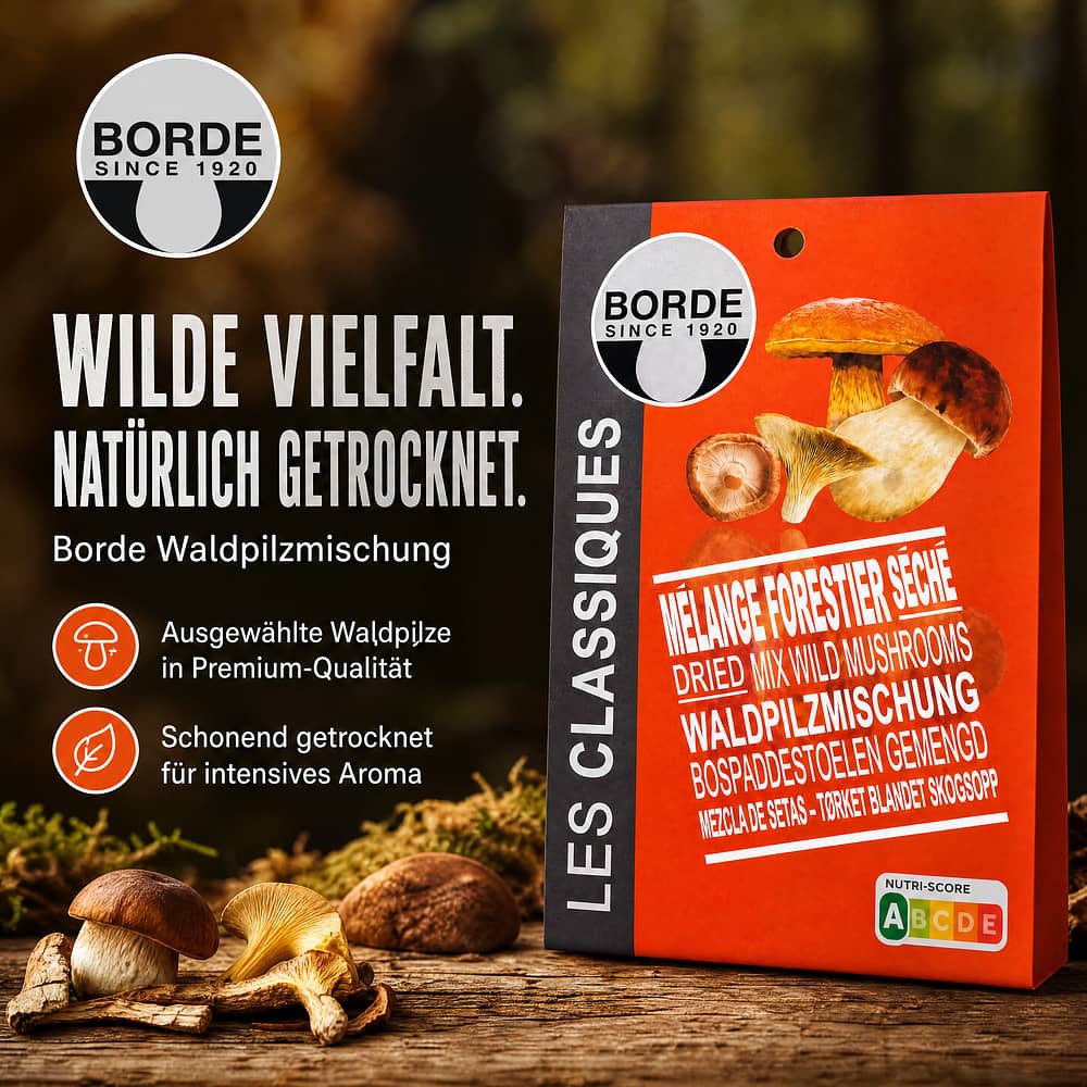 Borde Waldpilze 20 Gramm Produktbild