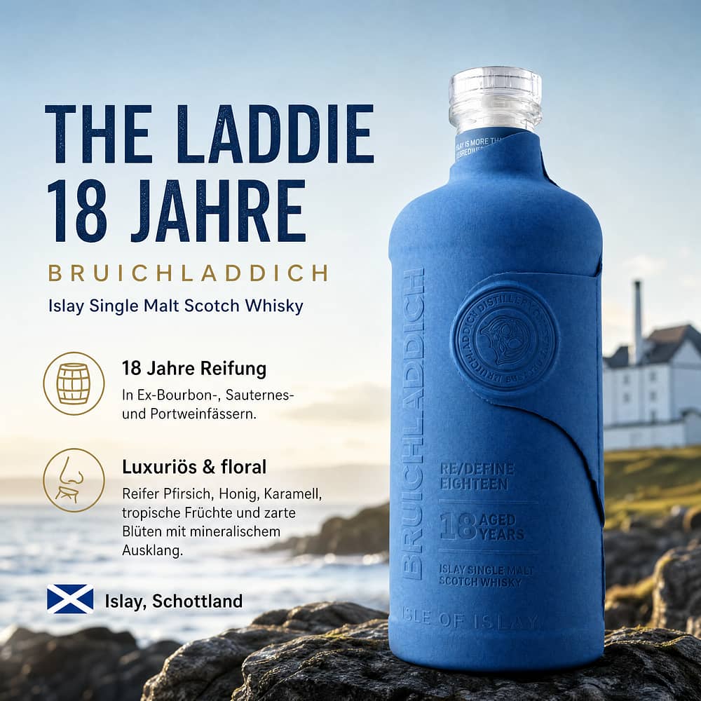 Bruichladdich The Laddie 18 Jahre 0,70 Liter/ 50.0% vol Produktbild