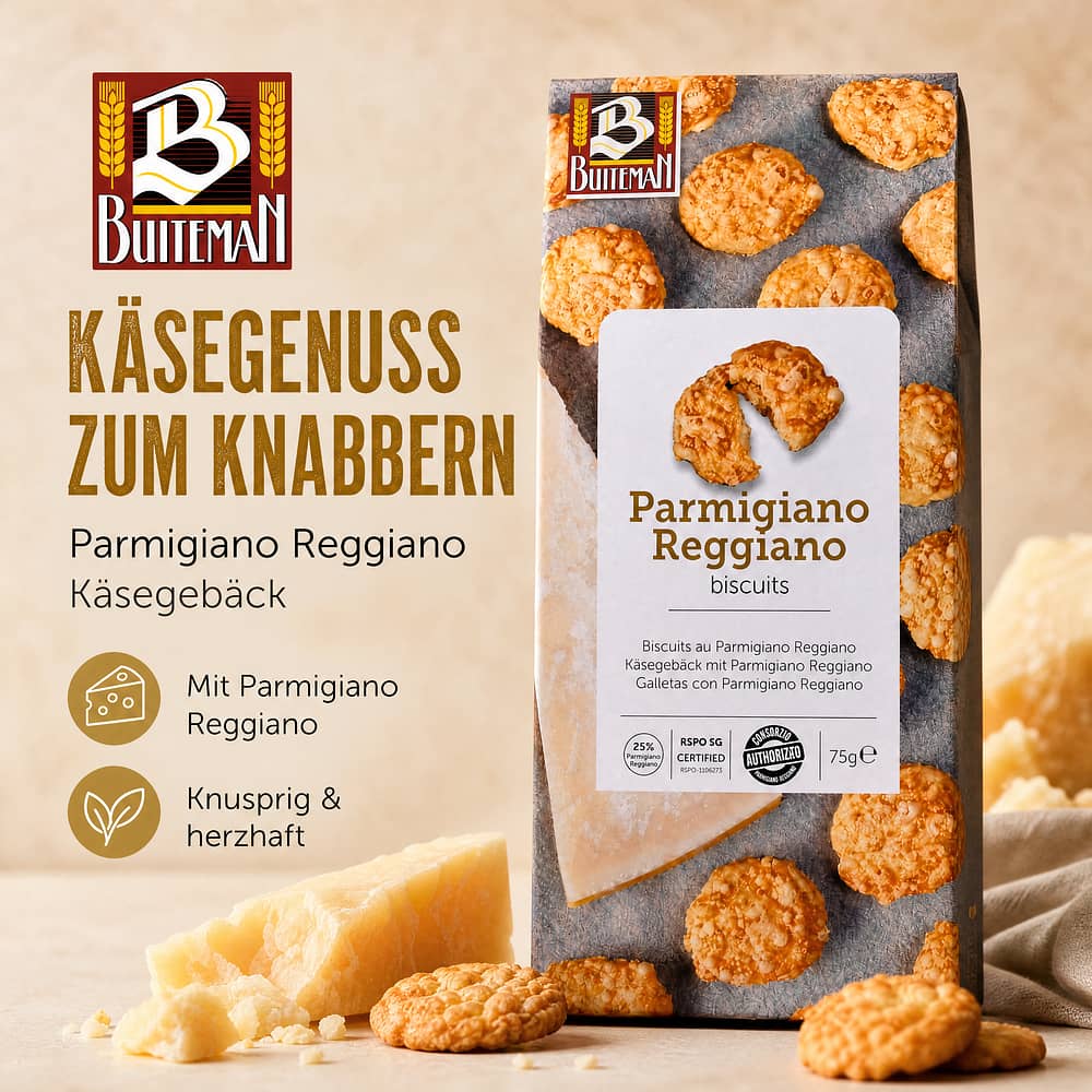 Buiteman Parmigiano Reggiano Käsegebäck 75 Gramm Produktbild