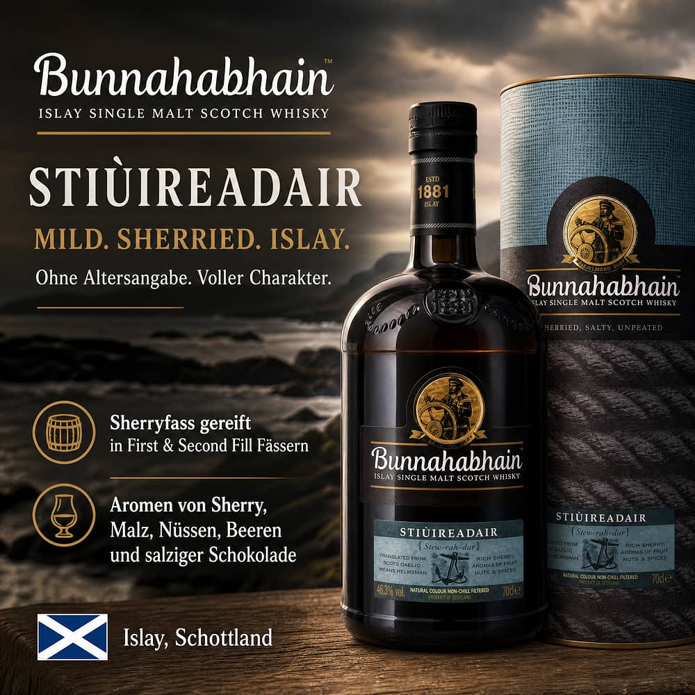 Bunnahabhain Stiùireadair 0,70 Liter/ 46.3% vol Produktbild