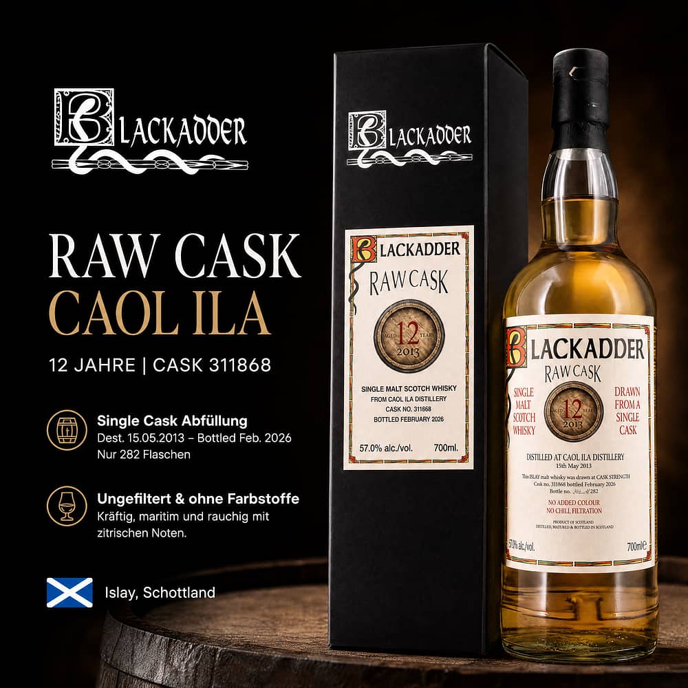 Caol Ila 12 Jahre Blackadder Raw Cask Cask 311868 0,70 Liter/ 57.0% vol Produktbild