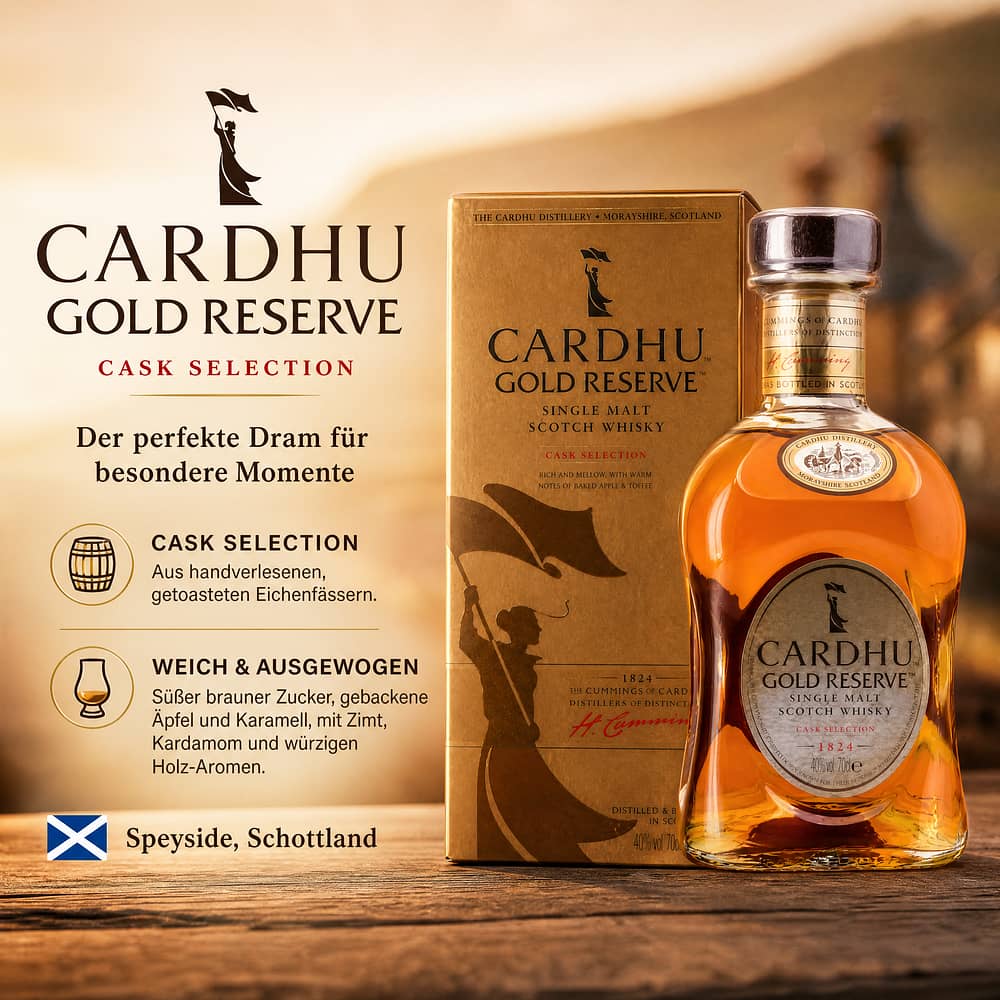 Cardhu Gold Reserve Cask Selection 0,70 Liter/ 40.0% vol Produktbild