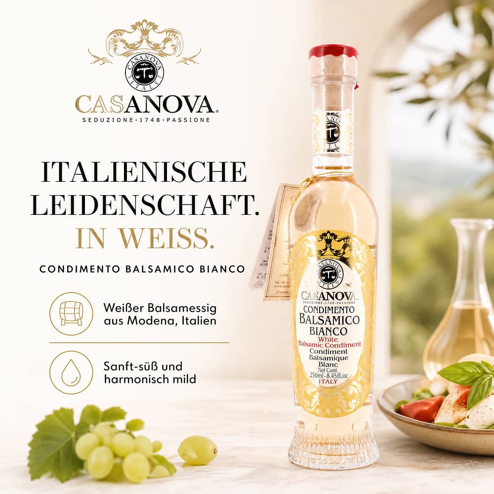 Casanova Condimento Balsama weiß 0,250 Liter Produktbild
