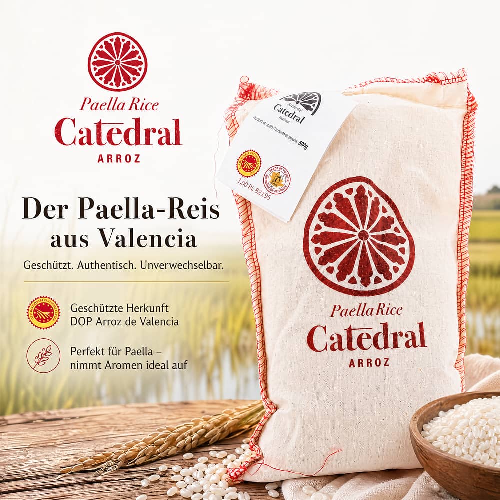CATEDRAL Reis aus Valencia DOP 500 Gramm Produktbild