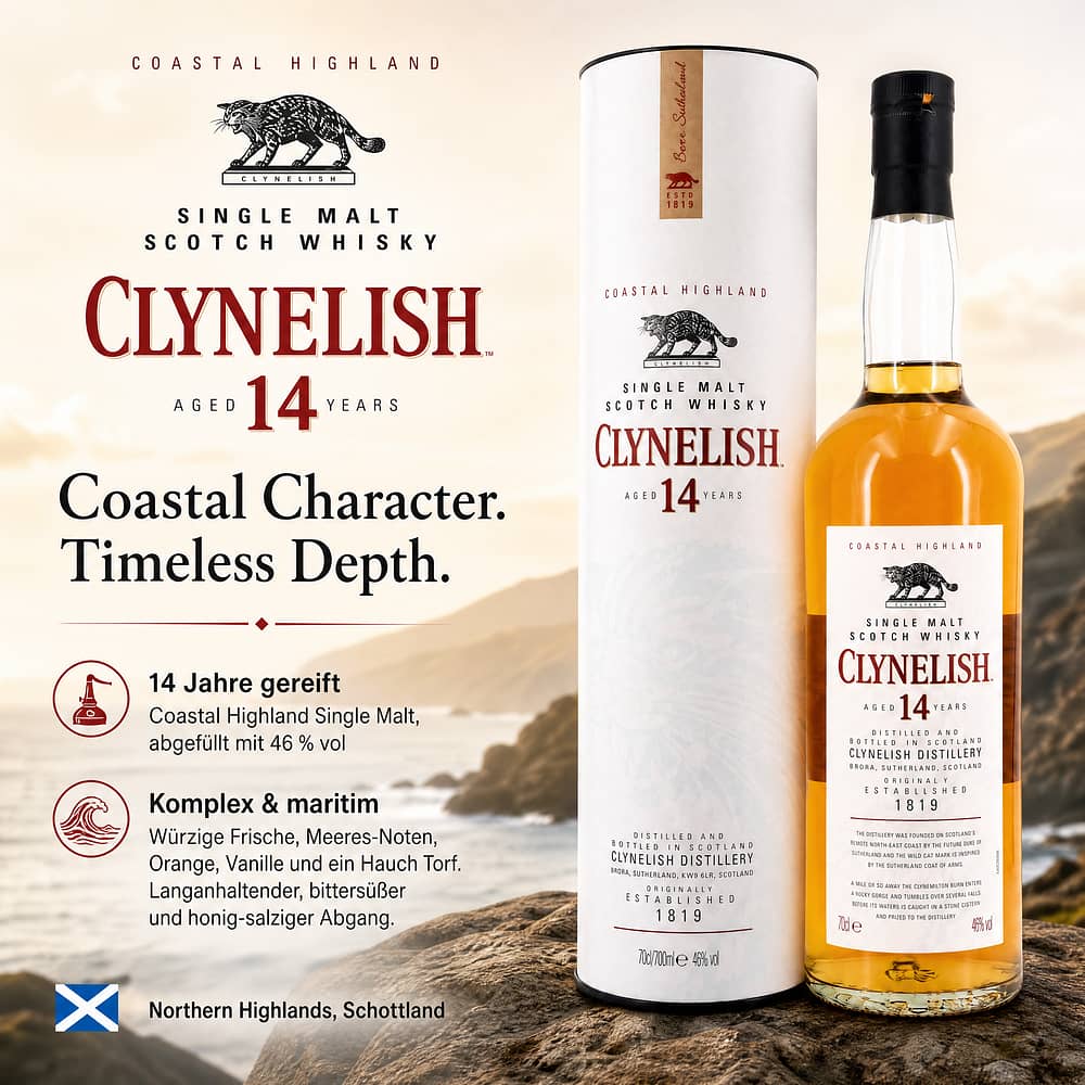 Clynelish 14 Jahre 0,70 Liter/ 46.0% vol Produktbild