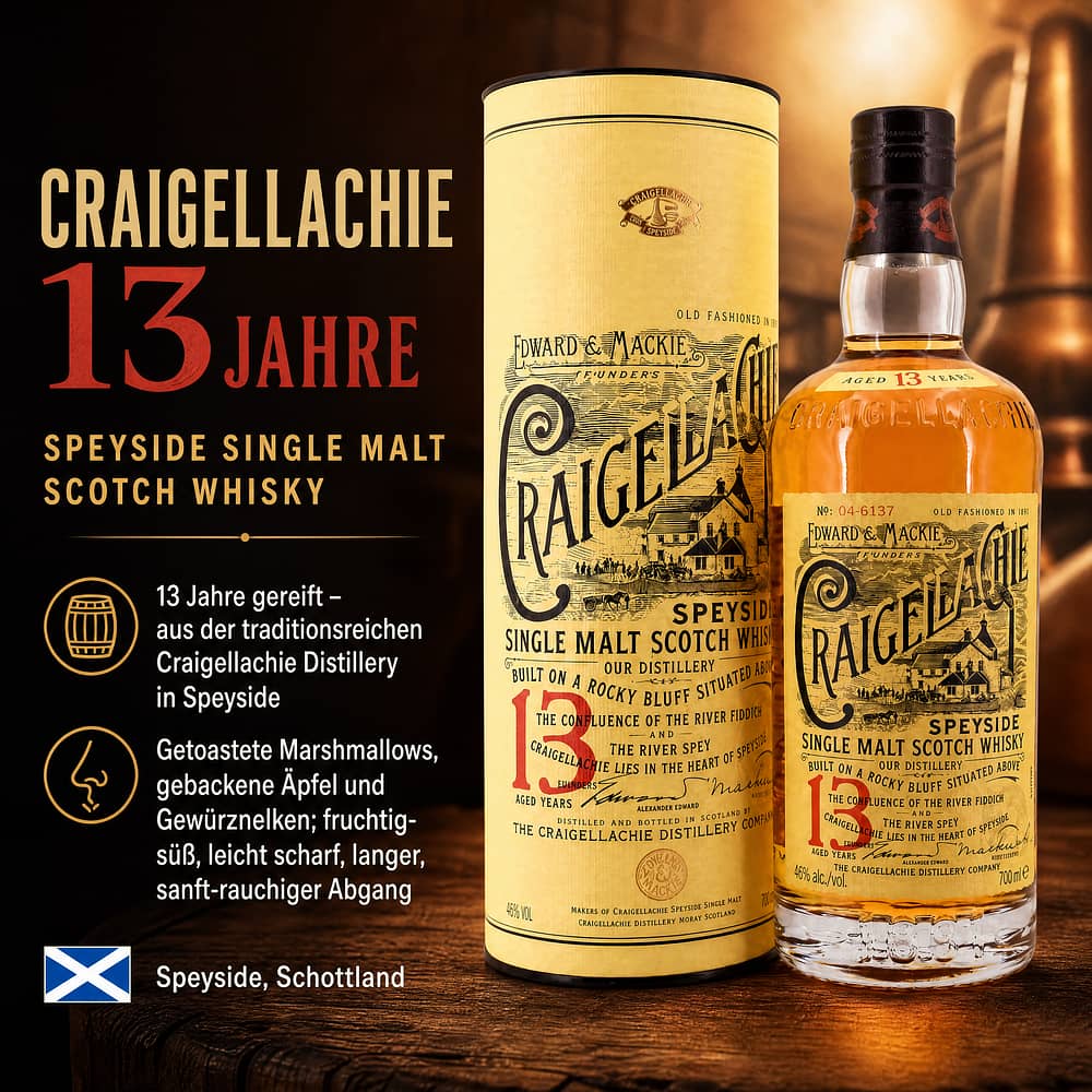 Craigellachie 13 Jahre 0,70 Liter/ 46.0% vol Produktbild