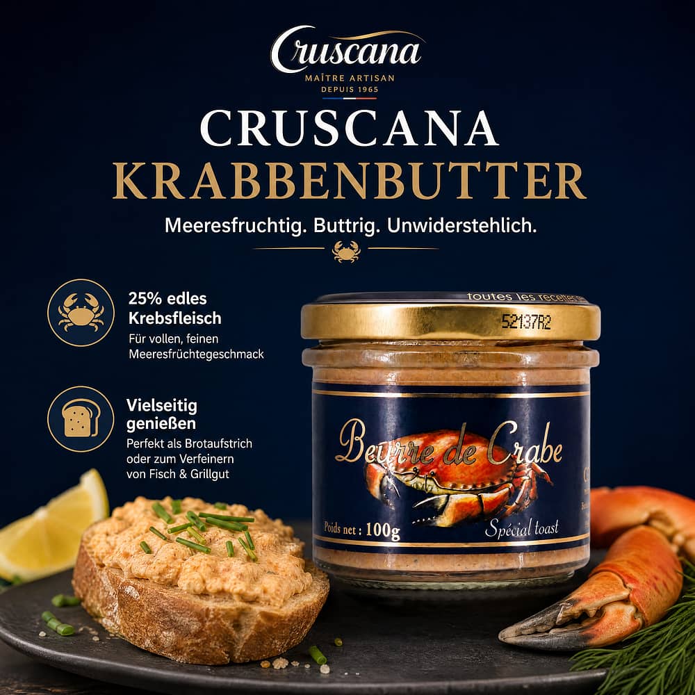 Cruscana Krabbenbutter 100 Gramm Produktbild
