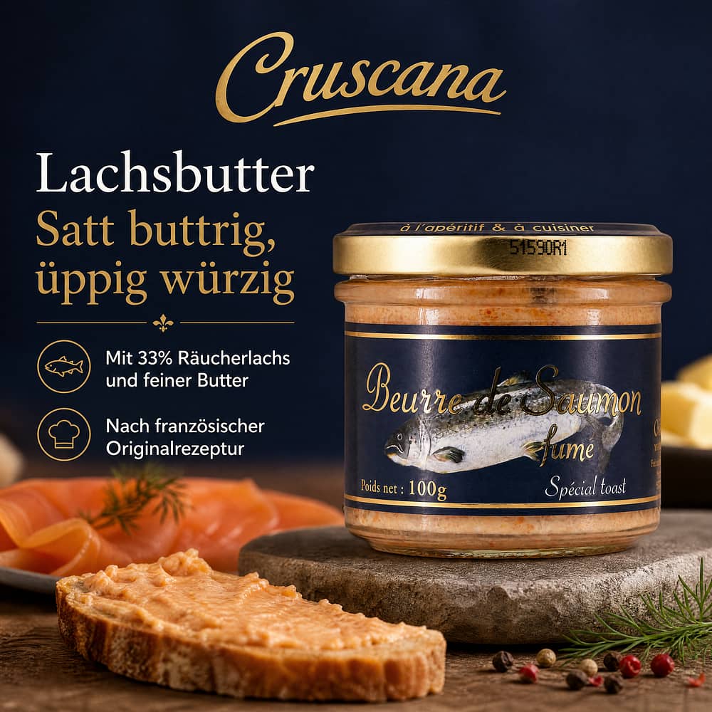 Cruscana Lachsbutter 100 Gramm Produktbild