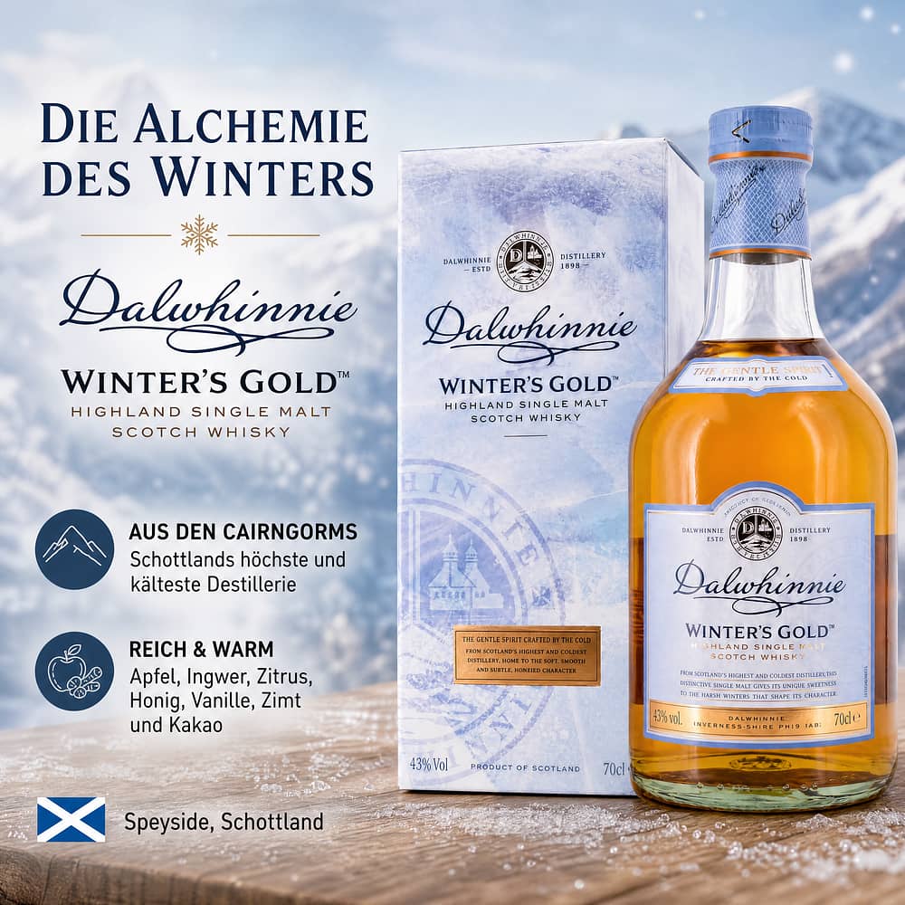 Dalwhinnie Winter`s Gold 0,70 Liter/ 43.0% vol Produktbild