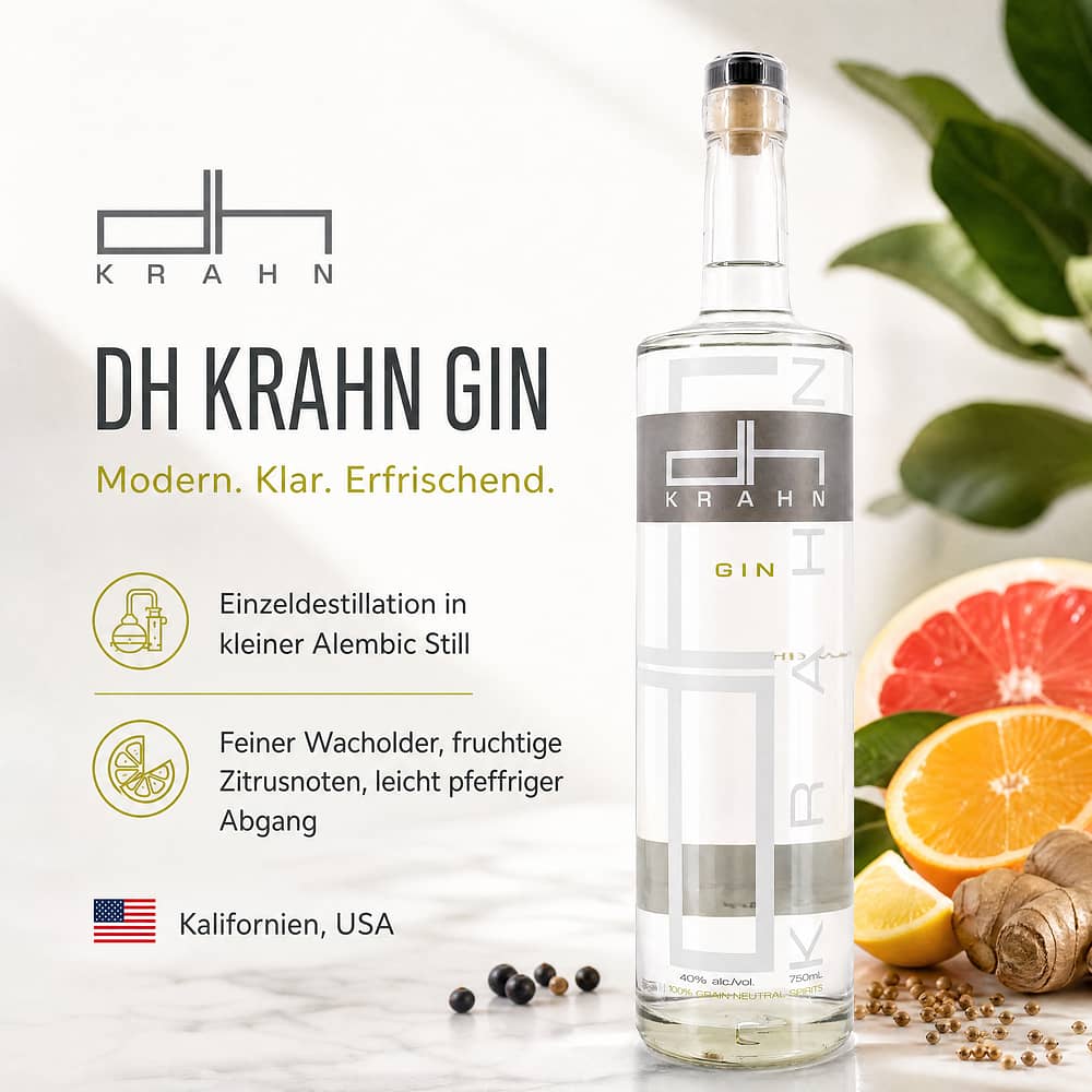 DH Krahn Gin 0,70 Liter/ 40.0% vol Produktbild