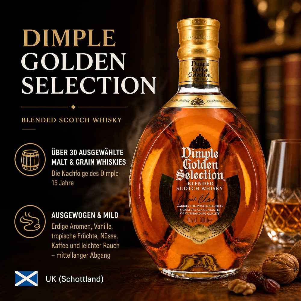 Dimple Golden Selection 0,70 Liter/ 40.0% vol Produktbild