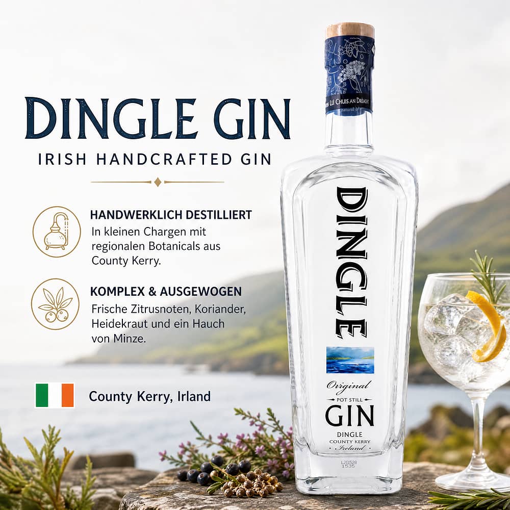 Dingle Gin 0,70 Liter/ 42.5% vol Produktbild