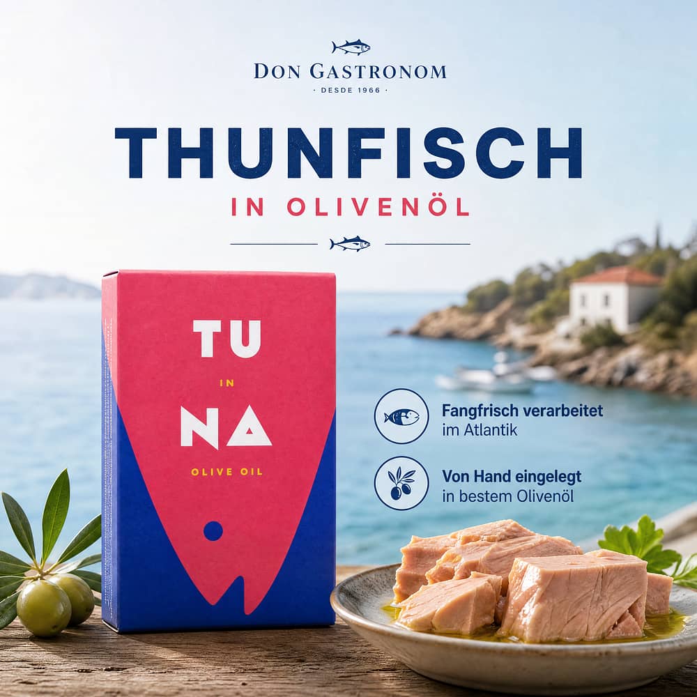 Don Gastronom Thunfisch in Olivenöl 115g 81 Gramm Abtropfgewicht Produktbild
