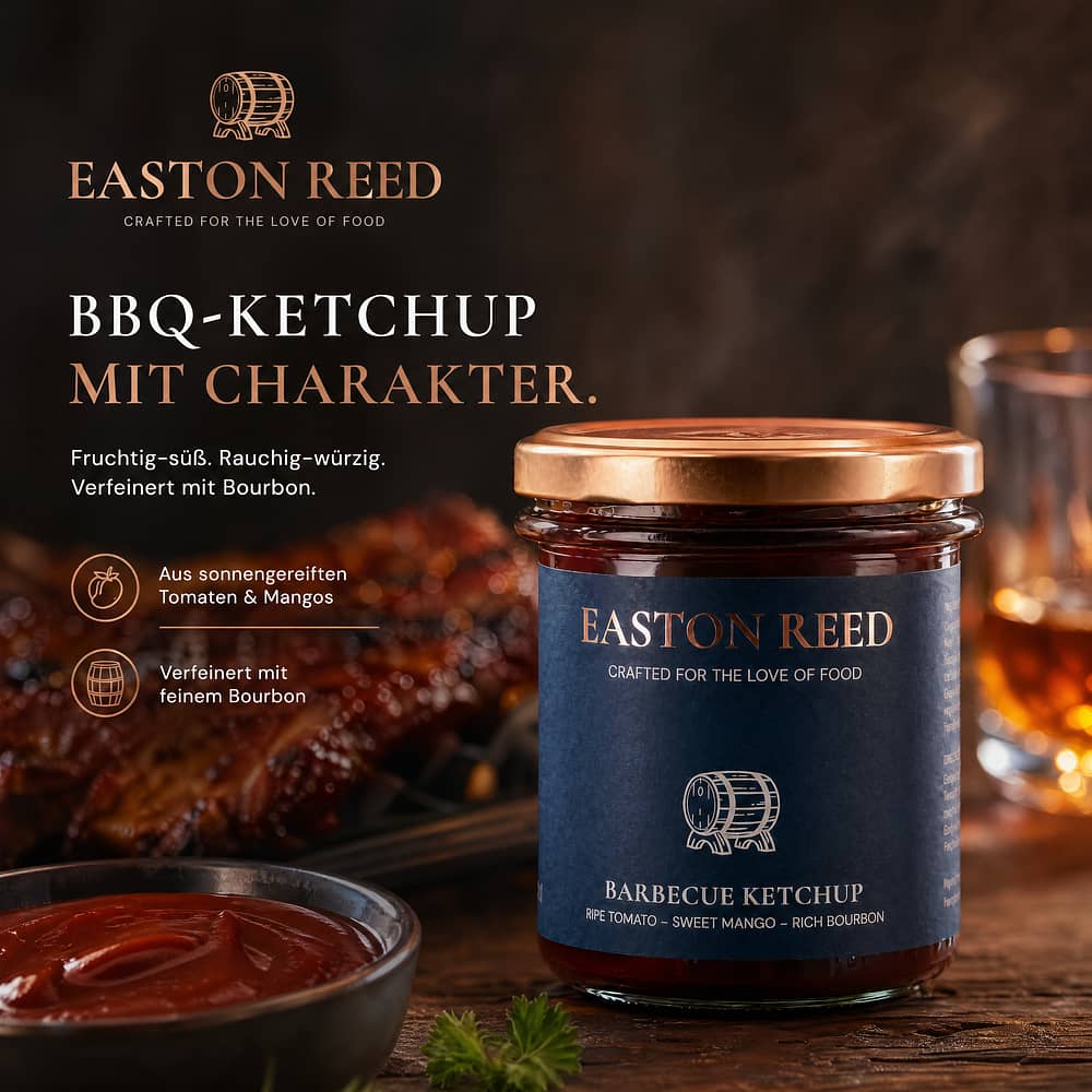 EASTON REED Barbecue Ketchup 0,280 Liter Produktbild