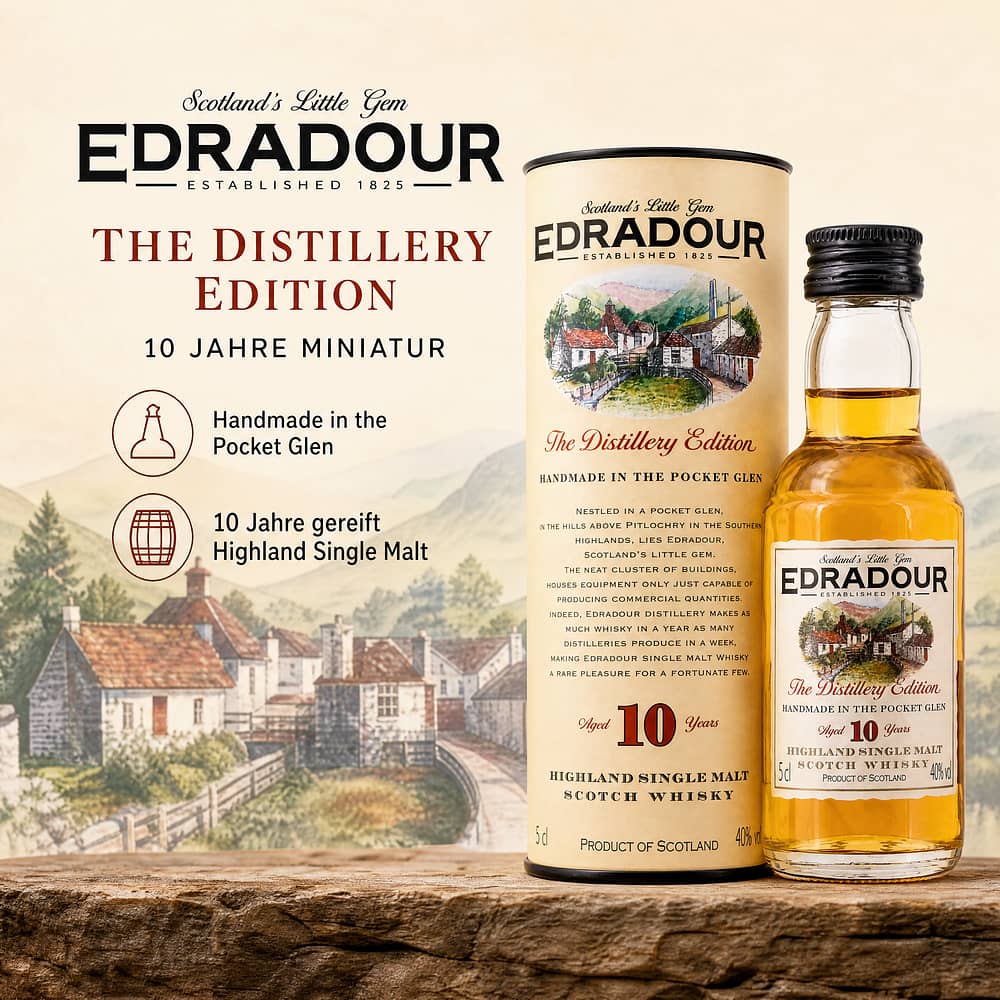Edradour 10 Jahre Miniatur 0,050 Liter/ 40.0% vol Produktbild