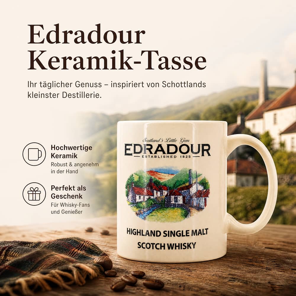 Edradour Keramik-Tasse Höhe ca. 95mm, Durchmesser ca. 80mm 1 Stück Produktbild