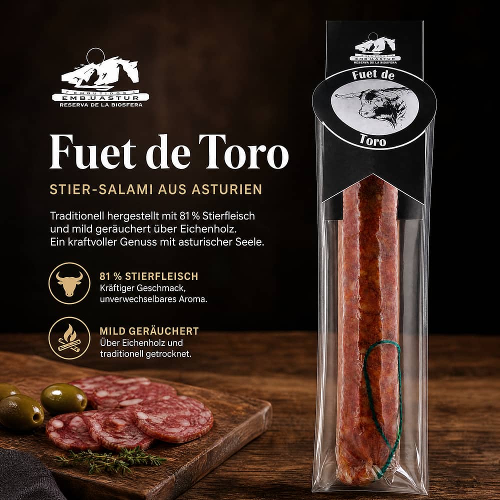 Embuastur Fuet de Toro Stiersalami 200 Gramm Produktbild