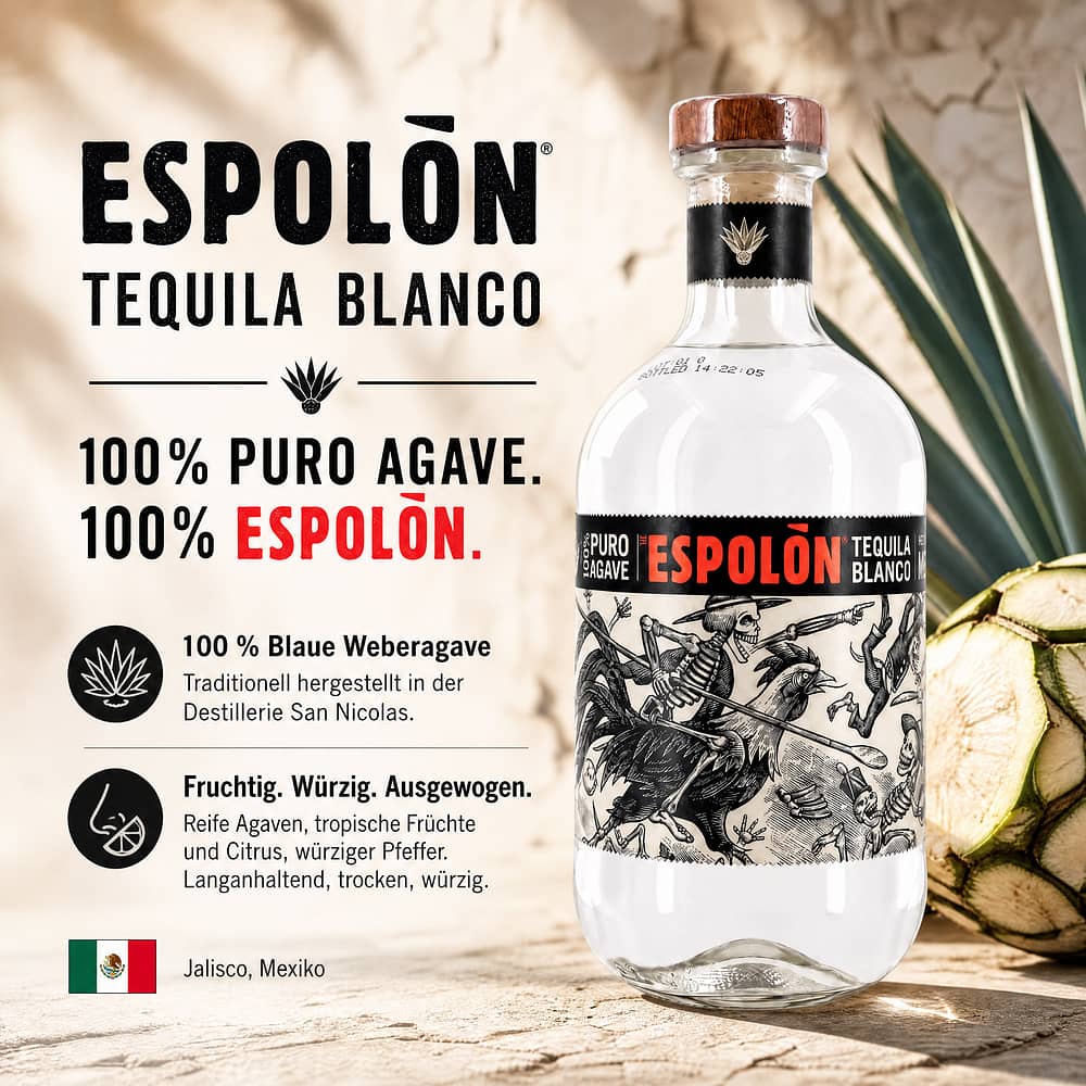 Espolon Blanco 0,70 Liter/ 40.0% vol Produktbild