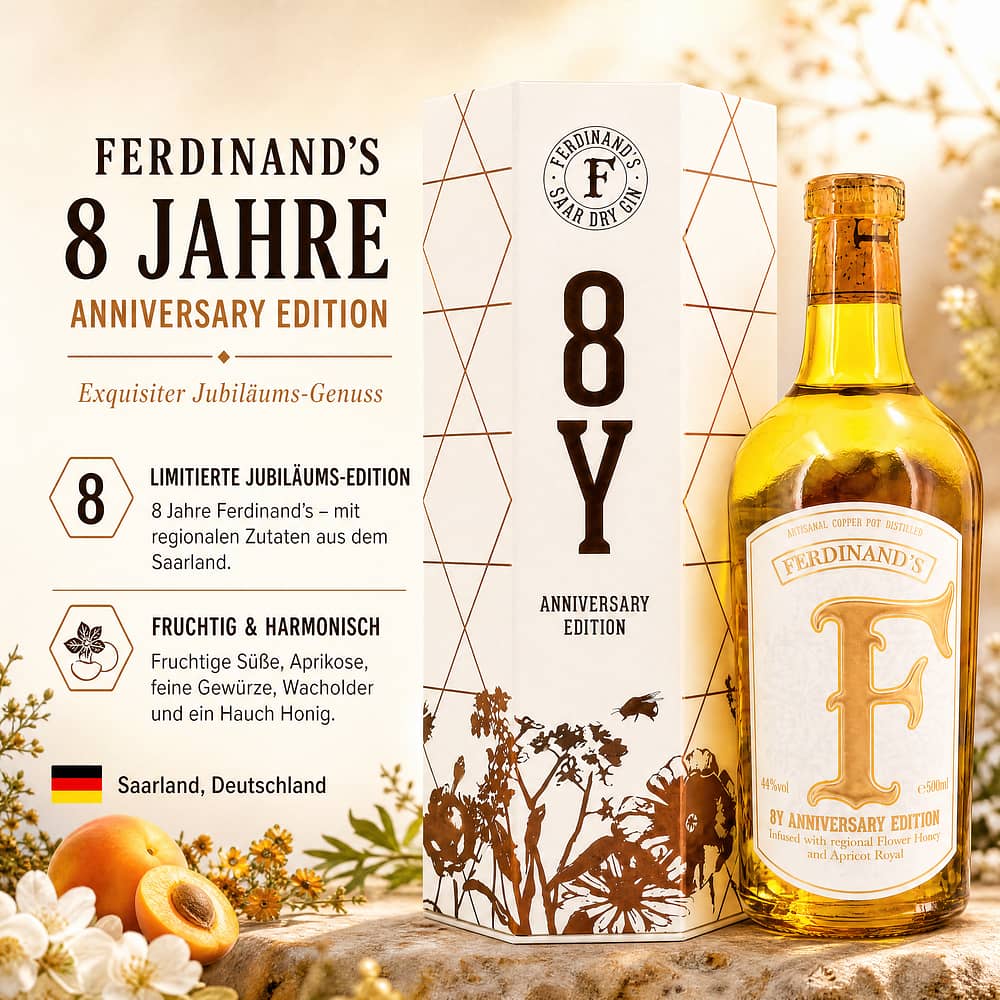 Ferdinand`s 8 Jahre Anniversary Edition 0,50 Liter/ 44.0% vol Produktbild