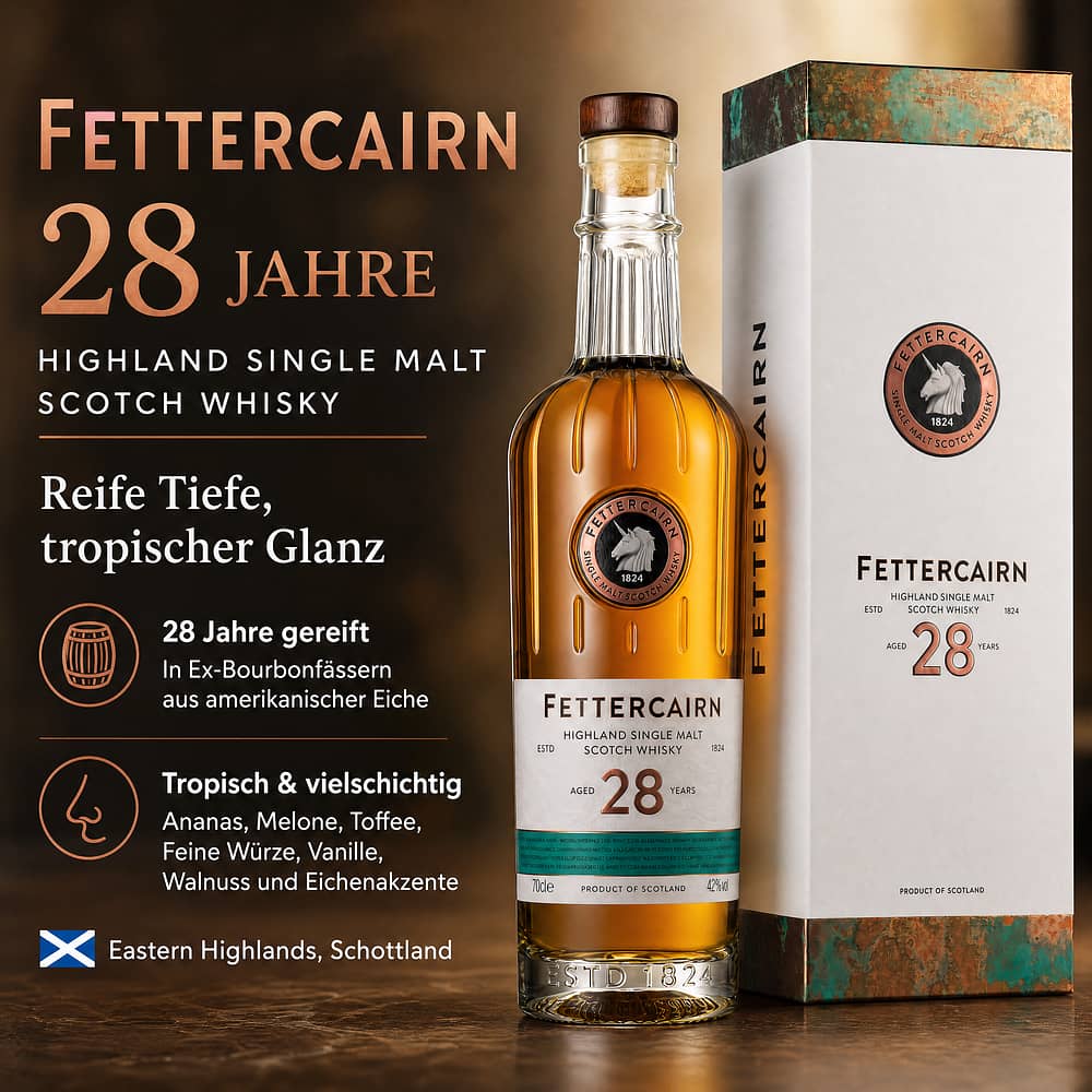 Fettercairn 28 Jahre 0,70 Liter/ 42.0% vol Produktbild