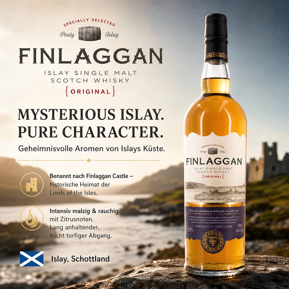Finlaggan Islay Malt The Original Peaty 0,70 Liter/ 40.0% vol Produktbild