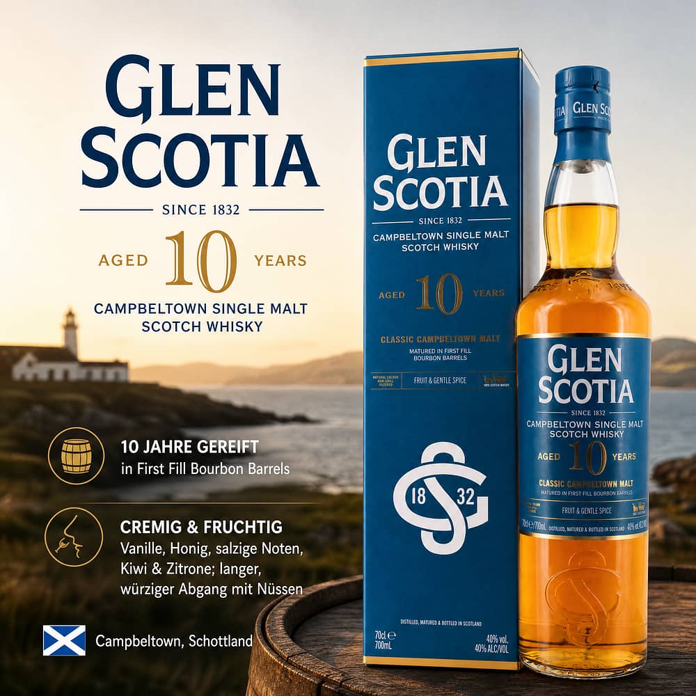 Glen Scotia 10 Jahre 0,70 Liter/ 40.0% vol Produktbild