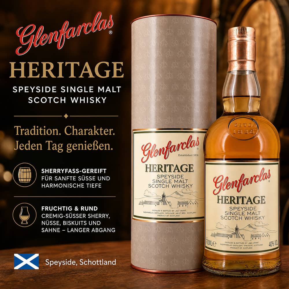 Glenfarclas Heritage 0,70 Liter/ 40.0% vol Produktbild