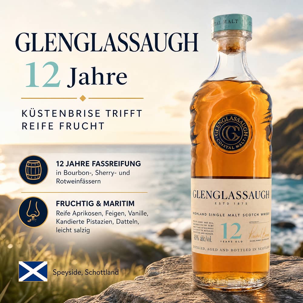 Glenglassaugh 12 Jahre 0,70 Liter/ 45.0% vol Produktbild