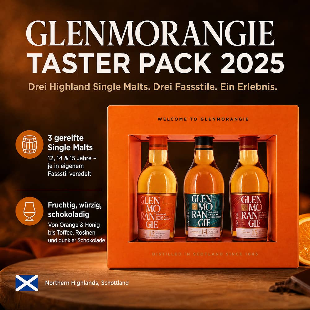 Glenmorangie Taster Pack 2025 0,30 Liter/ 43.0% vol Produktbild