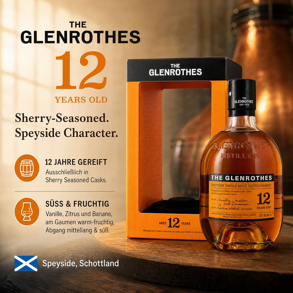 Glenrothes 12 Jahre 0,70 Liter/ 40.0% vol Produktbild