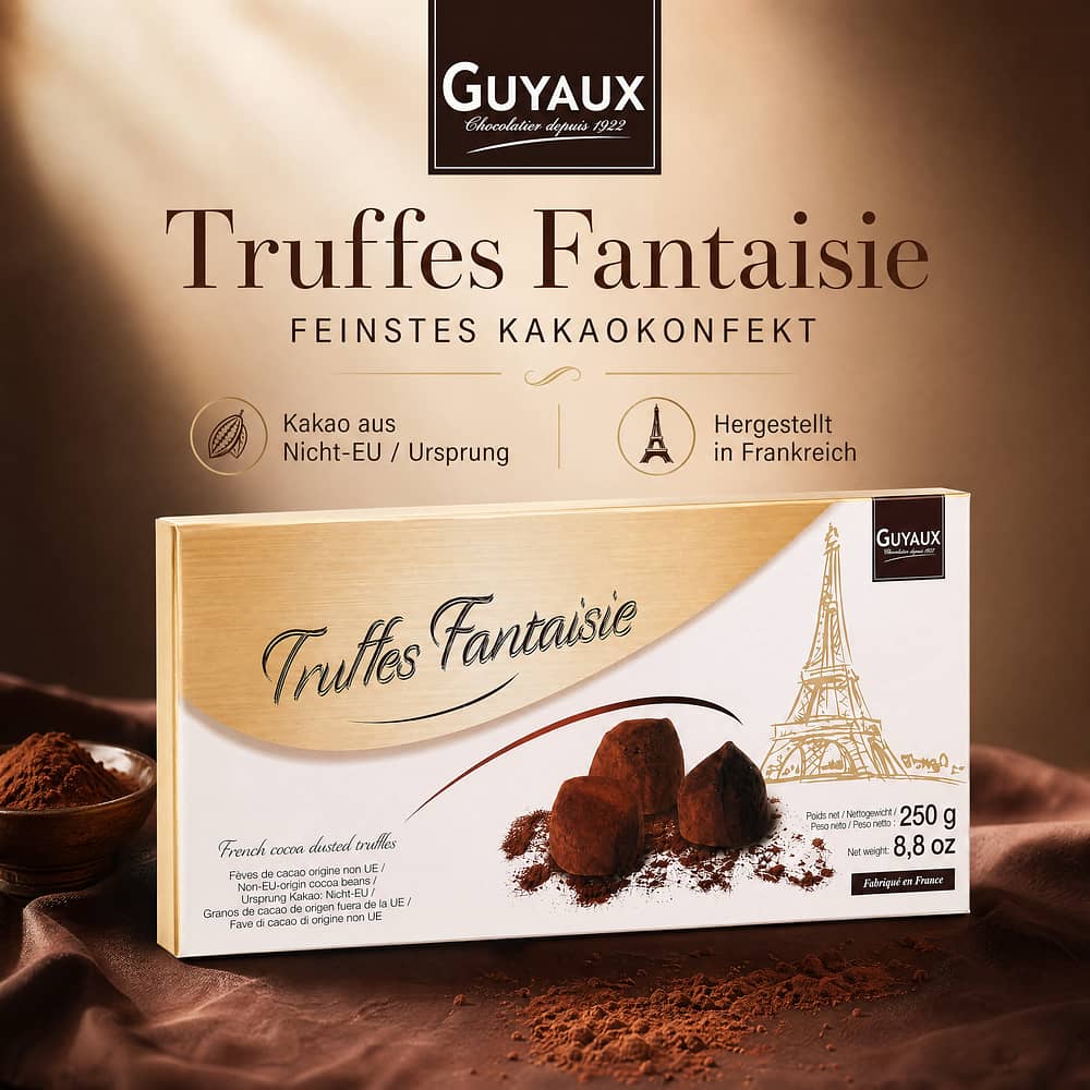 Guyaux Truffes Fantaisie Kakaokonfekt 250 Gramm Produktbild