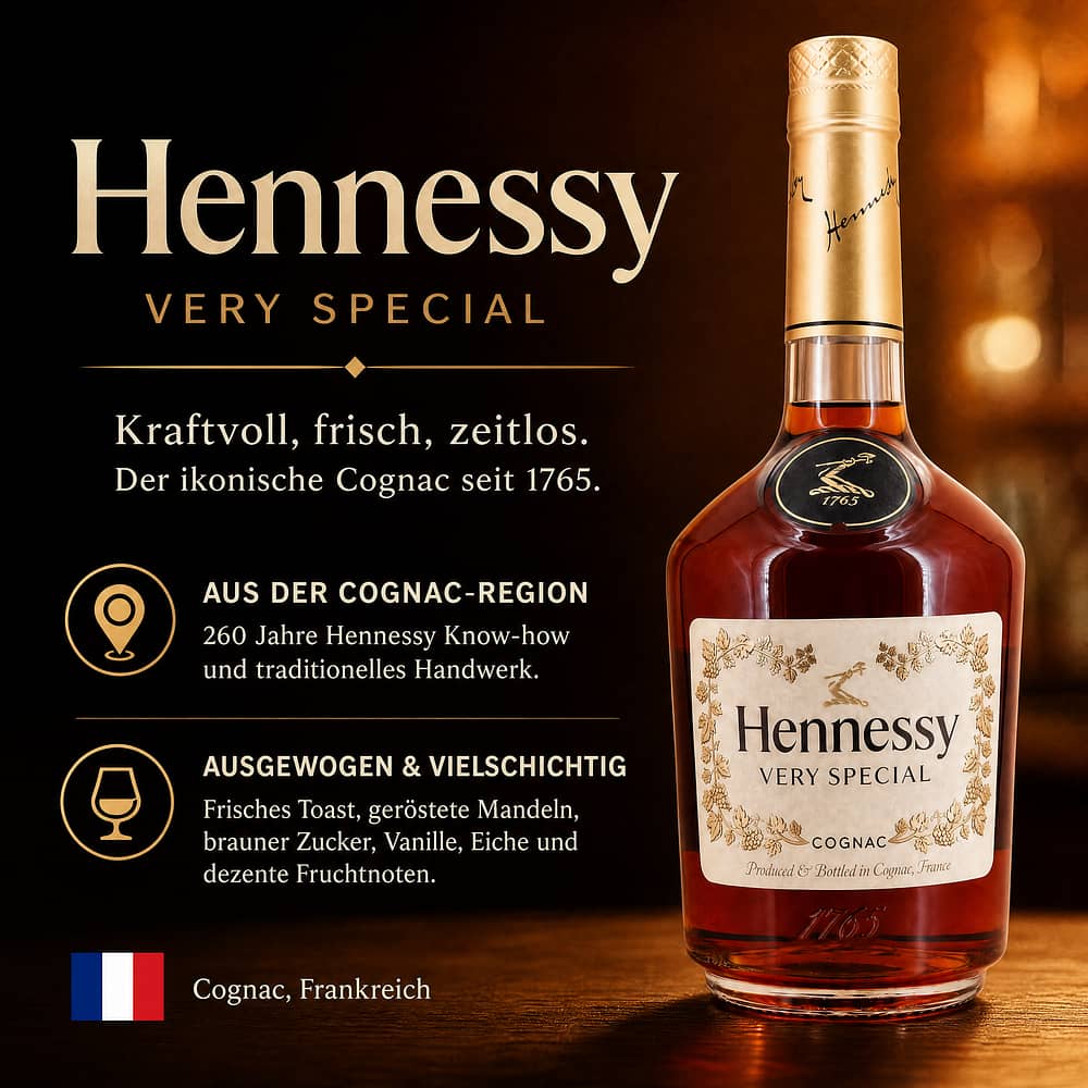 Hennessy Very Special 0,70 Liter/ 40.0% vol Produktbild