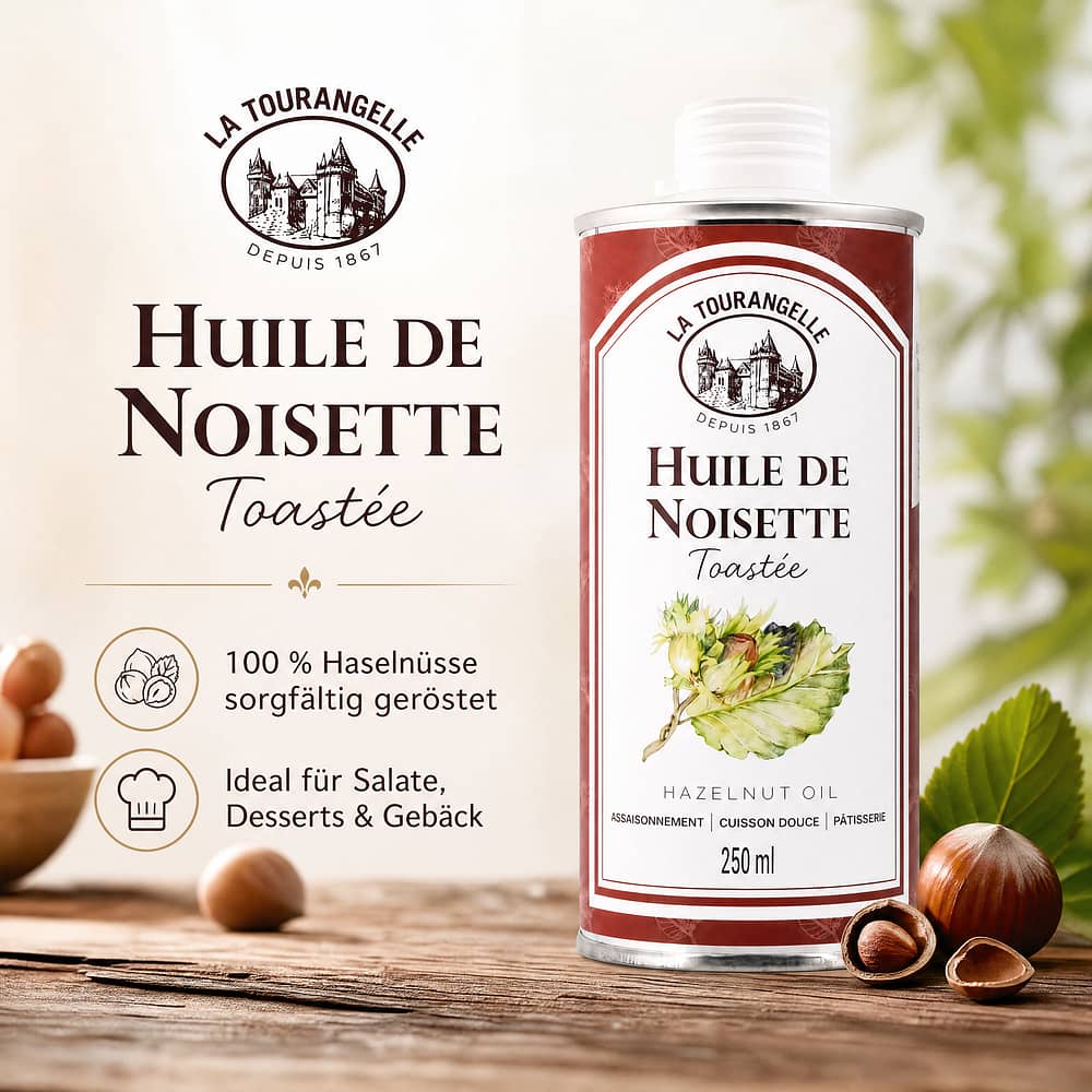 Huilerie Croix Verte Haselnussöl 0,250 Liter Produktbild