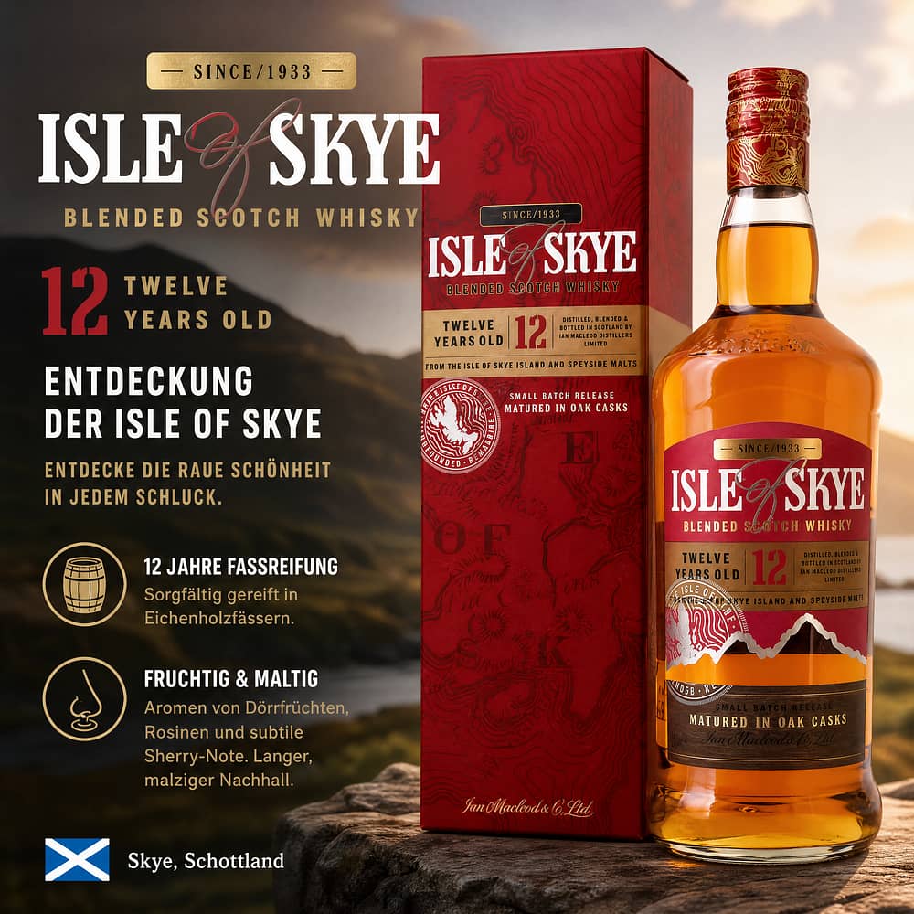 Ian Macleod 12 Jahre Isle of Skye 0,70 Liter/ 40.0% vol Produktbild