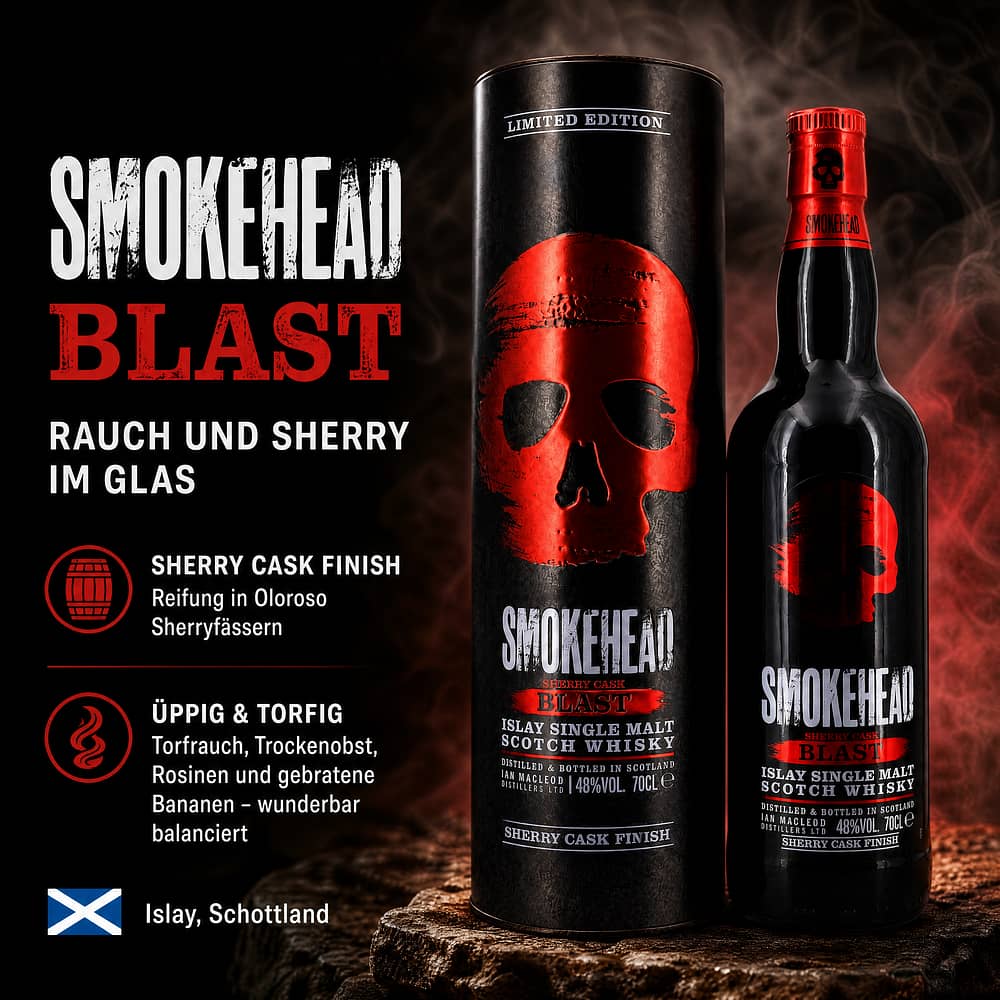 Ian Macleod Smokehead Blast 0,70 Liter/ 48.0% vol Produktbild