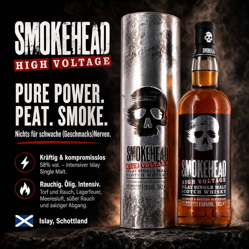 Ian Macleod Smokehead High Voltage 0,70 Liter/ 58.0% vol Produktbild