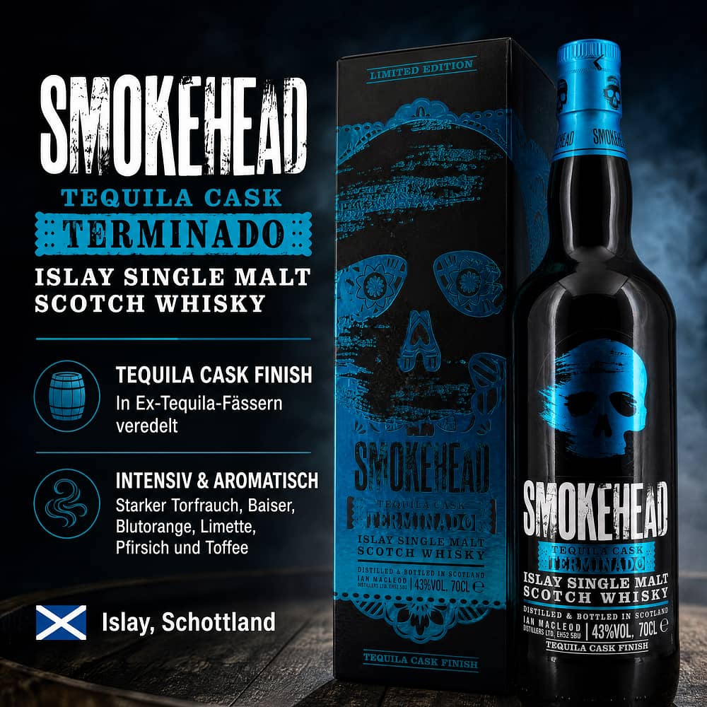 Ian Macleod Smokehead Tequila Cask 0,70 Liter/ 43.0% vol Produktbild