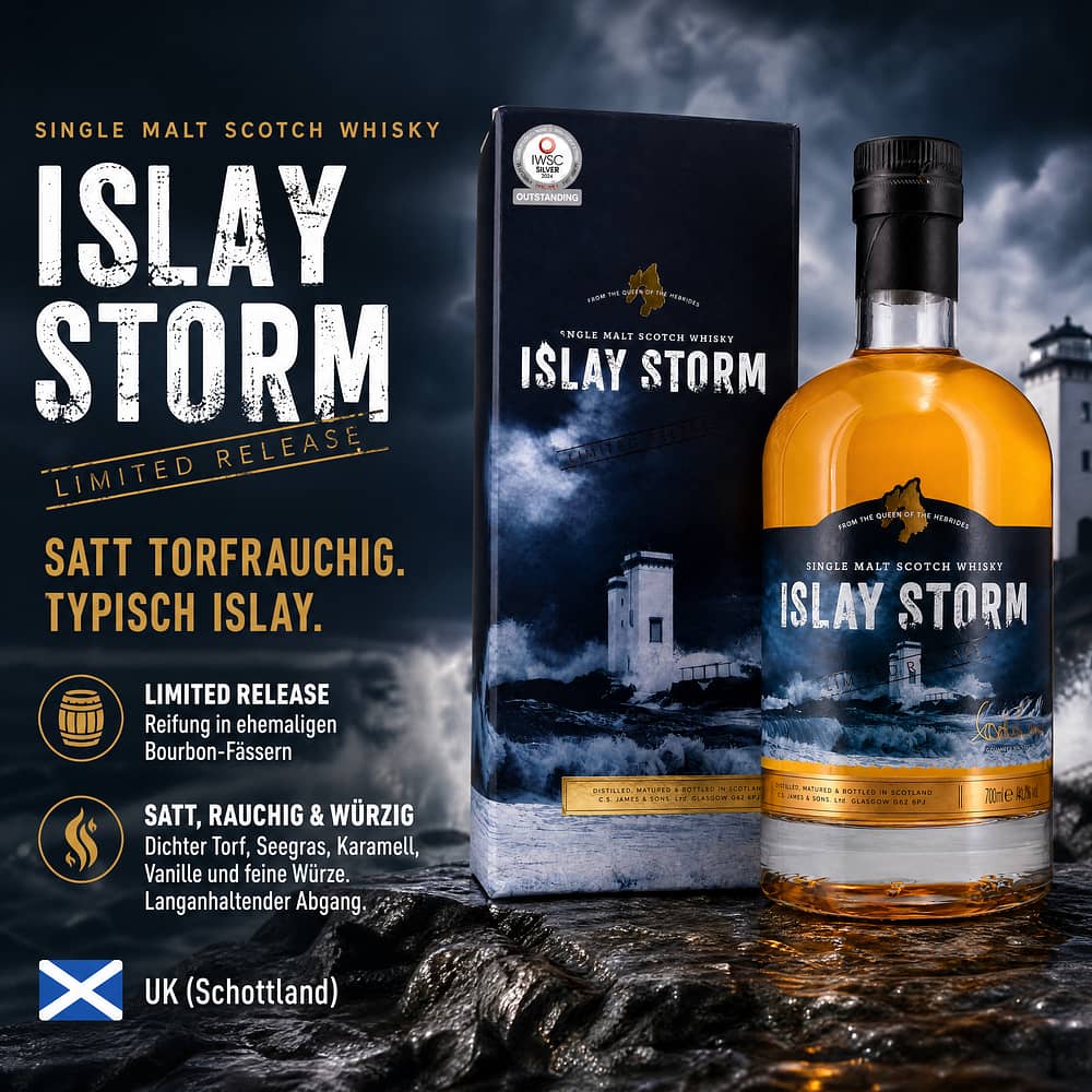 Islay Storm Single Malt Limited Release 0,70 Liter/ 40.0% vol Produktbild