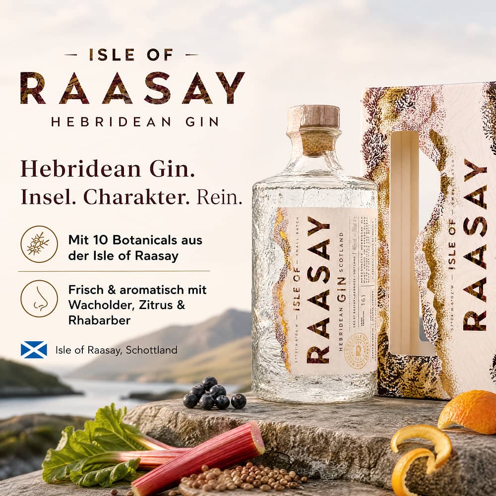 Isle of Raasay Hebridean Gin 0,70 Liter/ 46.0% vol Produktbild