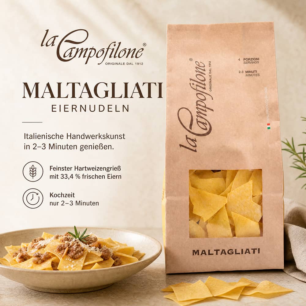 La Campofilone Maltagliati Eiernudeln 250 Gramm Produktbild