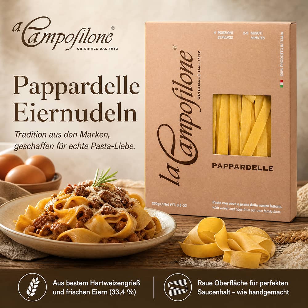 La Campofilone Pappardelle Eiernudeln 250 Gramm Produktbild