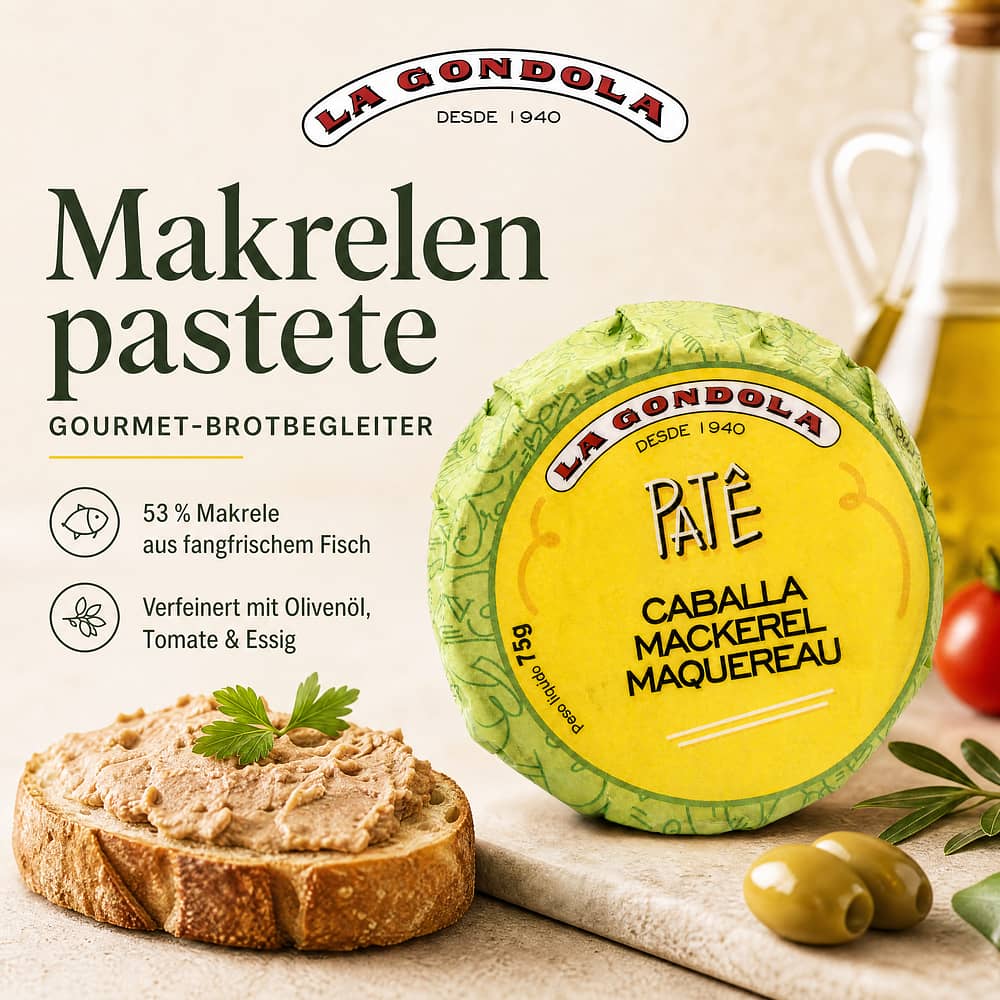 La Gondola Makrelenpaste 75 Gramm Produktbild
